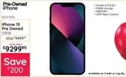 Bradlows iPhone 13 Pre Owned 128GB offer