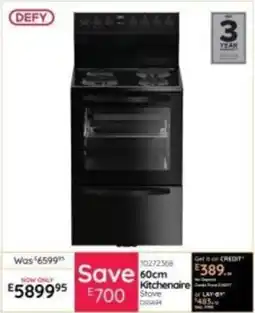 Bradlows Defy Kitchenaire Stove offer