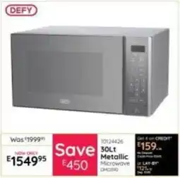 Bradlows Defy Metallic Microwave offer