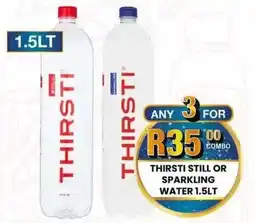 Take 'n Pay Thirsti still or sparkling water offer