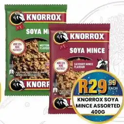 Take 'n Pay Knorrox soya mince assorted offer