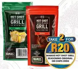 Take 'n Pay Mamas hot shot grill seasoning original or chips offer