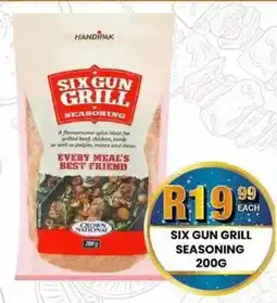 Take 'n Pay Six gun grill seasoning offer