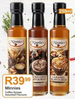Take 'n Pay Minnies Coffee Syrups Assorted Flavours offer