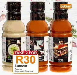 Take 'n Pay Lamzar Sauces Assorted Flavours offer