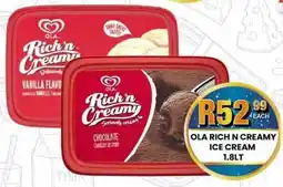Take 'n Pay Ola rich n creamy ice cream offer
