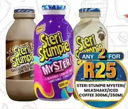 Take 'n Pay Steri stumpie mysteri/ milkshake/ iced coffee offer