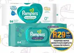 Take 'n Pay Pampers wipes sensitive/ complete clean offer