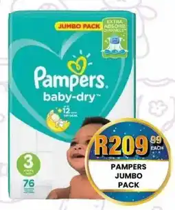 Take 'n Pay Pampers jumbo pack offer
