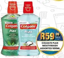 Take 'n Pay Colgate plax mouthwash assorted offer