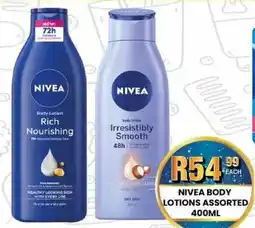 Take 'n Pay Nivea body lotions assorted offer