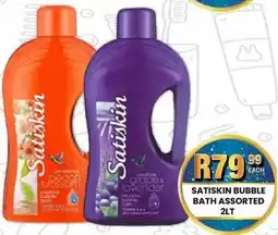 Take 'n Pay Satiskin bubble bath assorted offer