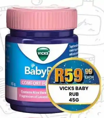Take 'n Pay Vicks Baby Rub offer