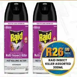 Take 'n Pay Raid insect killer assorted offer