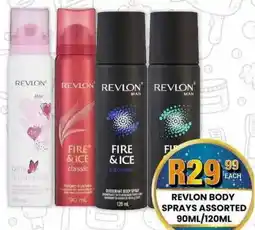 Take 'n Pay Revlon body sprays assorted offer