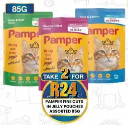 Take 'n Pay Pamper fine cuts in jelly pouches assorted offer