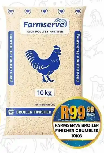 Take 'n Pay Farmserve broiler finisher crumbles offer