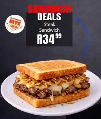 Take 'n Pay Steak Sandwich offer