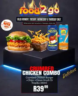 Take 'n Pay Crumbed Chicken Combo offer