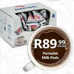 Take 'n Pay Parmalat Milk Pods offer