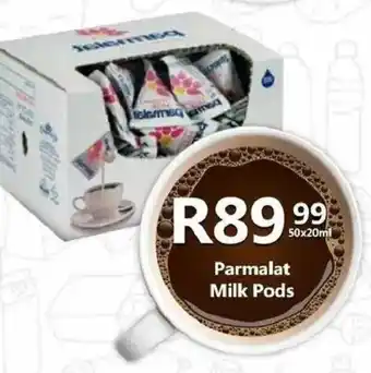 Take 'n Pay Parmalat Milk Pods offer