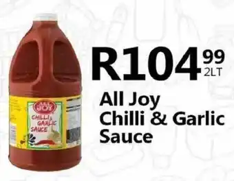 Take 'n Pay All Joy Chilli & Garlic Sauce offer