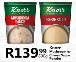 Take 'n Pay Knorr Mushroom or Cheese Sauce Powder offer