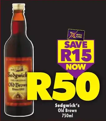 Shoprite Liquor Sedgwick's Old Brown offer