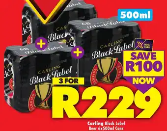 Carling Black Label Beer Cans
