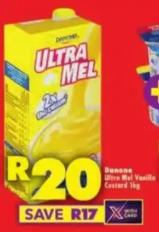 Shoprite Danone Ultra Mel Vanilla Custard offer