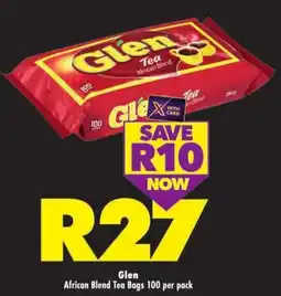 Shoprite Glen African Blend Tea Bags offer