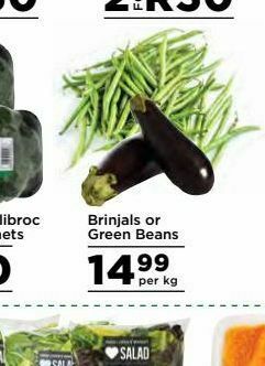 Food Lover's Market Green beans offer