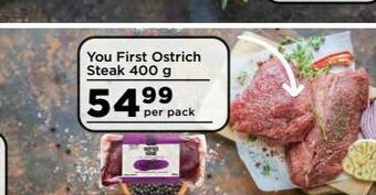 Food Lover's Market Ostrich steak offer