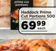 Haddock portions