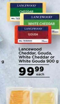 Food Lover's Market Lancewood gouda cheese offer