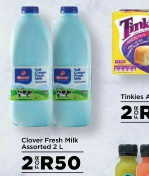 Food Lover's Market Clover milk 2 offer