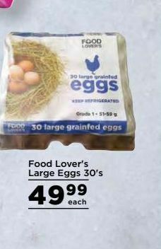 Food Lover's Market Eggs offer