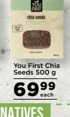 Food Lover's Market You first chia seeds offer