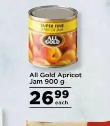 All gold apricot jam
