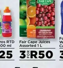 Food Lover's Market Fair cape fruit juice 3 offer