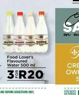 Food Lover's Market Food lover's market flavored water 3 offer