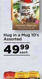 Hug in a mug capuccino