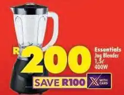 Shoprite Essentials Jug Blender offer
