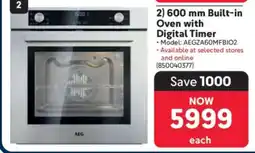 Makro 600 mm Built-in Oven with Digital Timer offer