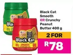 Game Black Cat Smooth OR Crunchy Peanut Butter 400 g offer