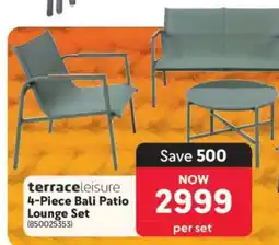 Makro terraceleisure 4-Piece Bali Patio Lounge Set offer