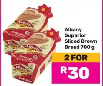 Game Albany Superior Sliced Brown Bread 700 g offer
