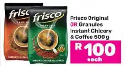 Game Frisco Original OR Granules Instant Chicory & Coffee 500 g offer