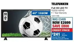 OK Furniture Telefunken 40" Full HD LED TV offer