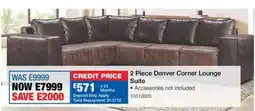 OK Furniture Denver Corner Lounge Suite offer